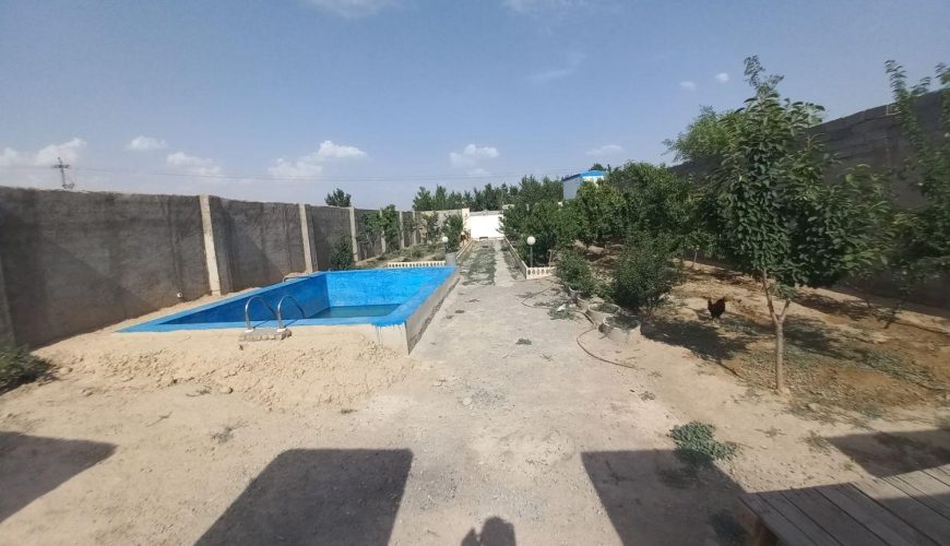 620 متر باغچه تکمیل